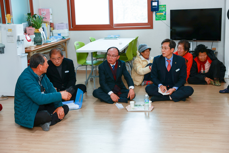 군민 소통과 의견청취를 위한 읍면 마을 순회(군서면 월암, 월산마을)_(1월 9일) 이미지 1