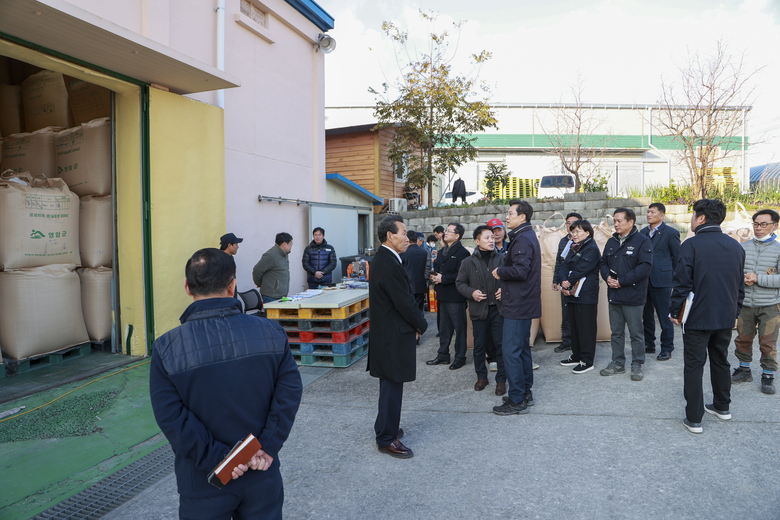 12월 5일 24년산 공공비축미곡 매입현장 방문(삼호 매자창고) 이미지 3