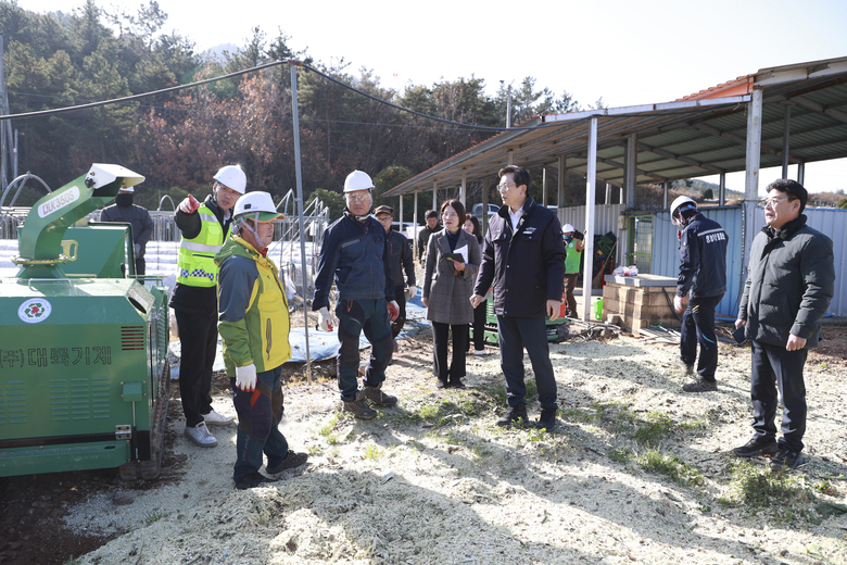 12월 12일 하반기 영농부산물 안전처리 지원사업 현장 방문 이미지 4