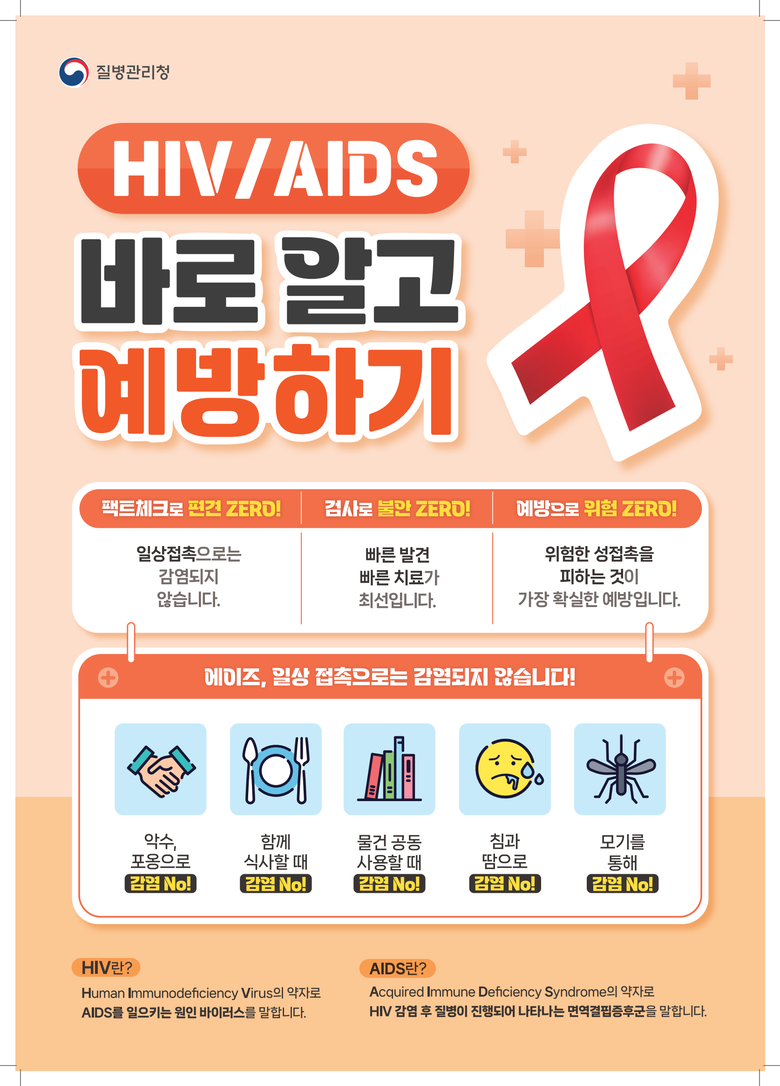 HIV/AIDS 바로 알고 예방합시다. 이미지 1