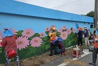 영암 농촌여성지도자들이 벽화로 표현한 지역 사랑